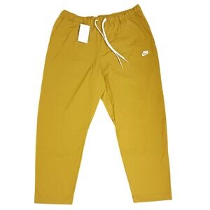 Nike Club Woven Men's Pants Standard Fit Tapered Leg Bronzine Size XXL